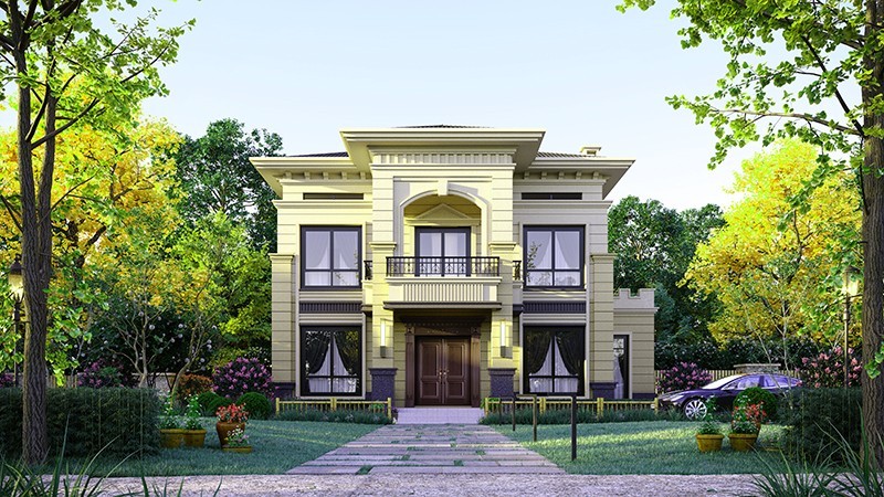 青白江乡村别墅的墙壁通常用什么砖砌？